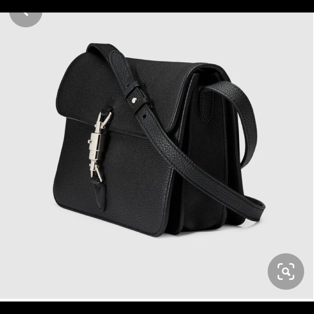 Gucci soft Jackie shoulder bag black